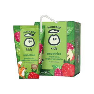Innocent Kids Strawberries Raspberries & Apple Smoothies 4 x 150ml